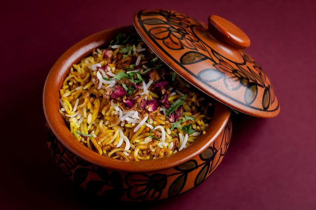 Traditional slow-cooked Nizami specialties at Vaasu Indian restaurant in Marlow.